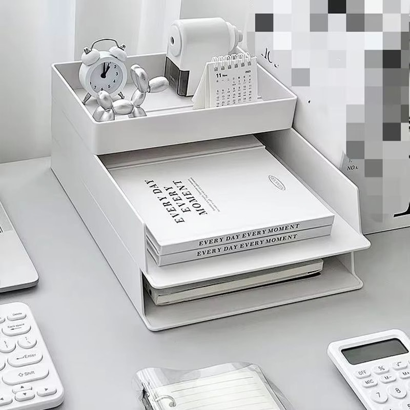 MultiLayer Desktop File Storage Rack Drawer Organizer For Office And Study 6