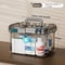 Large Portable Medicine Storage Box With Transparent Lid And Handle 6