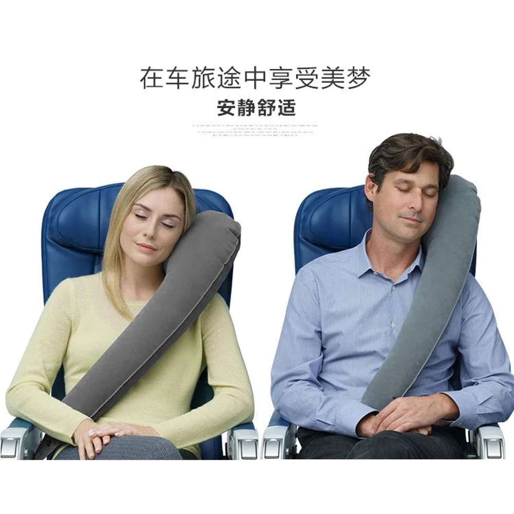 Inflatable Travel Pillow For Neck Support On Planes Cars And Trains 4