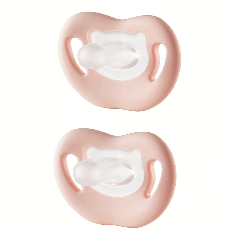 Ergonomic Soft Silicone ThumbNipple Pacifier For Newborns And Infants 6