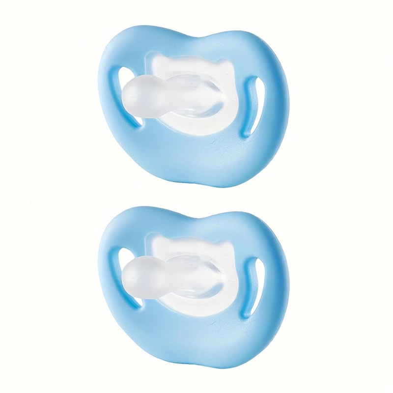 Ergonomic Soft Silicone ThumbNipple Pacifier For Newborns And Infants 7