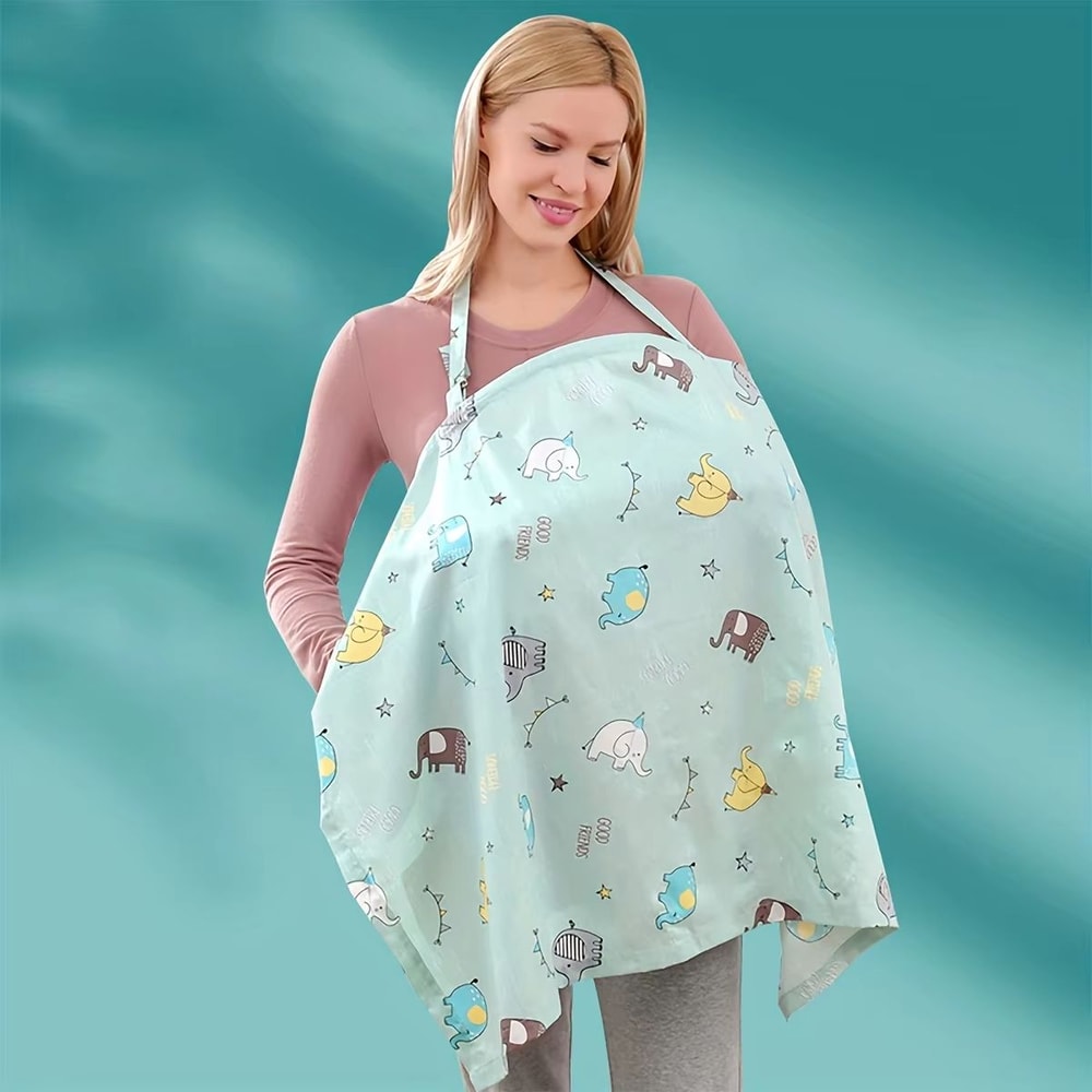 Versatile Lightweight Breathable Maternity Nursing Cover Scarf For Breastfeeding Baby Gear 9
