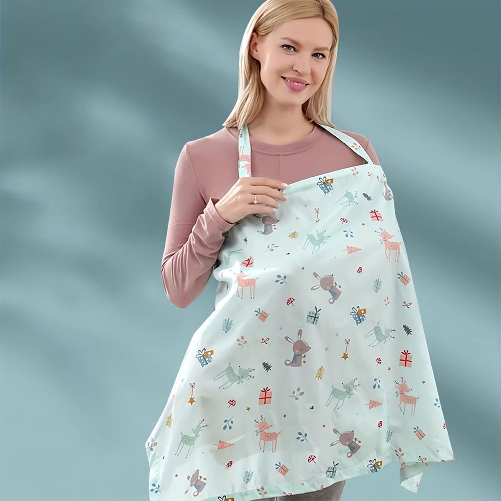 Versatile Lightweight Breathable Maternity Nursing Cover Scarf For Breastfeeding Baby Gear 10