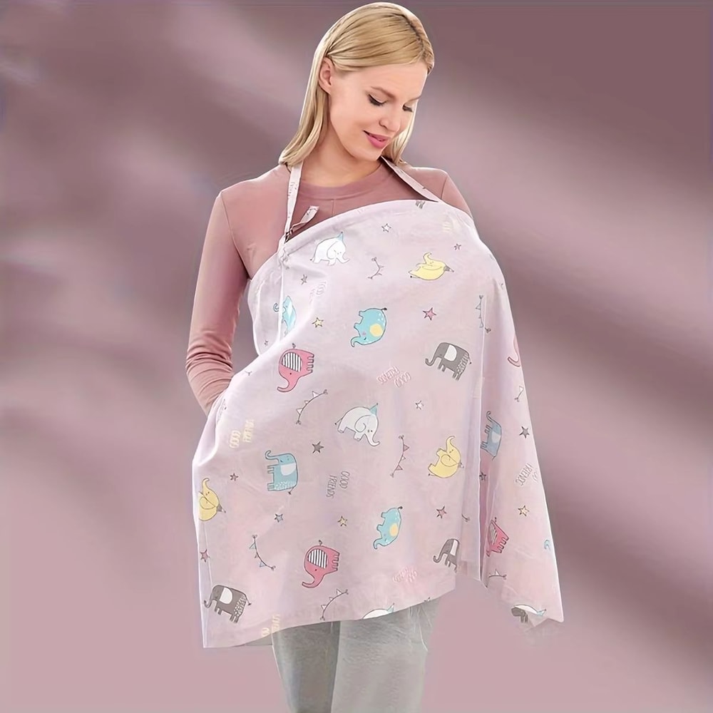 Versatile Lightweight Breathable Maternity Nursing Cover Scarf For Breastfeeding Baby Gear 11
