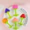 Soft Silicone Strawberry GrapeShape Baby Teether Ring 1