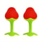 Soft Silicone Strawberry GrapeShape Baby Teether Ring 10