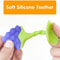 Soft Silicone Strawberry GrapeShape Baby Teether Ring 3