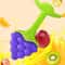 Soft Silicone Strawberry GrapeShape Baby Teether Ring 4