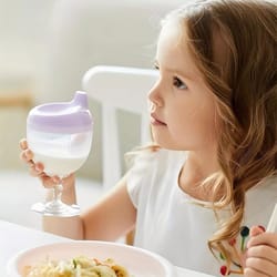 fun kids party sippy cup goblet for juice milk water