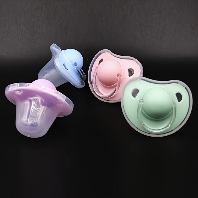 2Pack Baby Pacifier Soothers With Protective Covers For Day Night 2