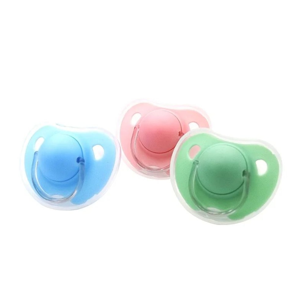 2Pack Baby Pacifier Soothers With Protective Covers For Day Night 3