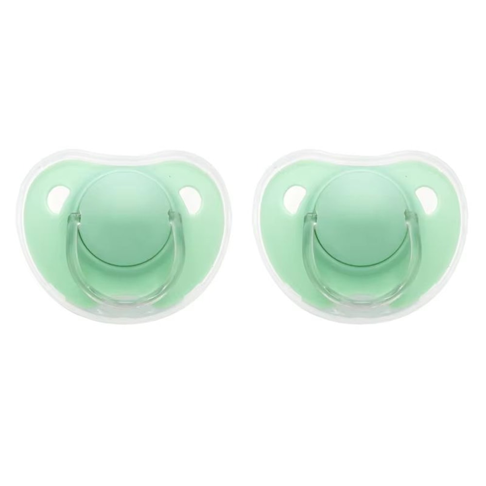 2Pack Baby Pacifier Soothers With Protective Covers For Day Night 5