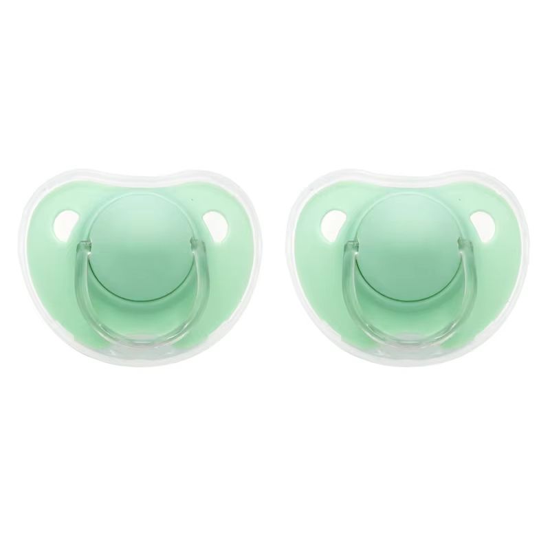 2Pack Baby Pacifier Soothers With Protective Covers For Day Night 5