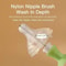 2in1 Milk Bottle Cleaning Brush With Nipple Brush Suction Cup 3