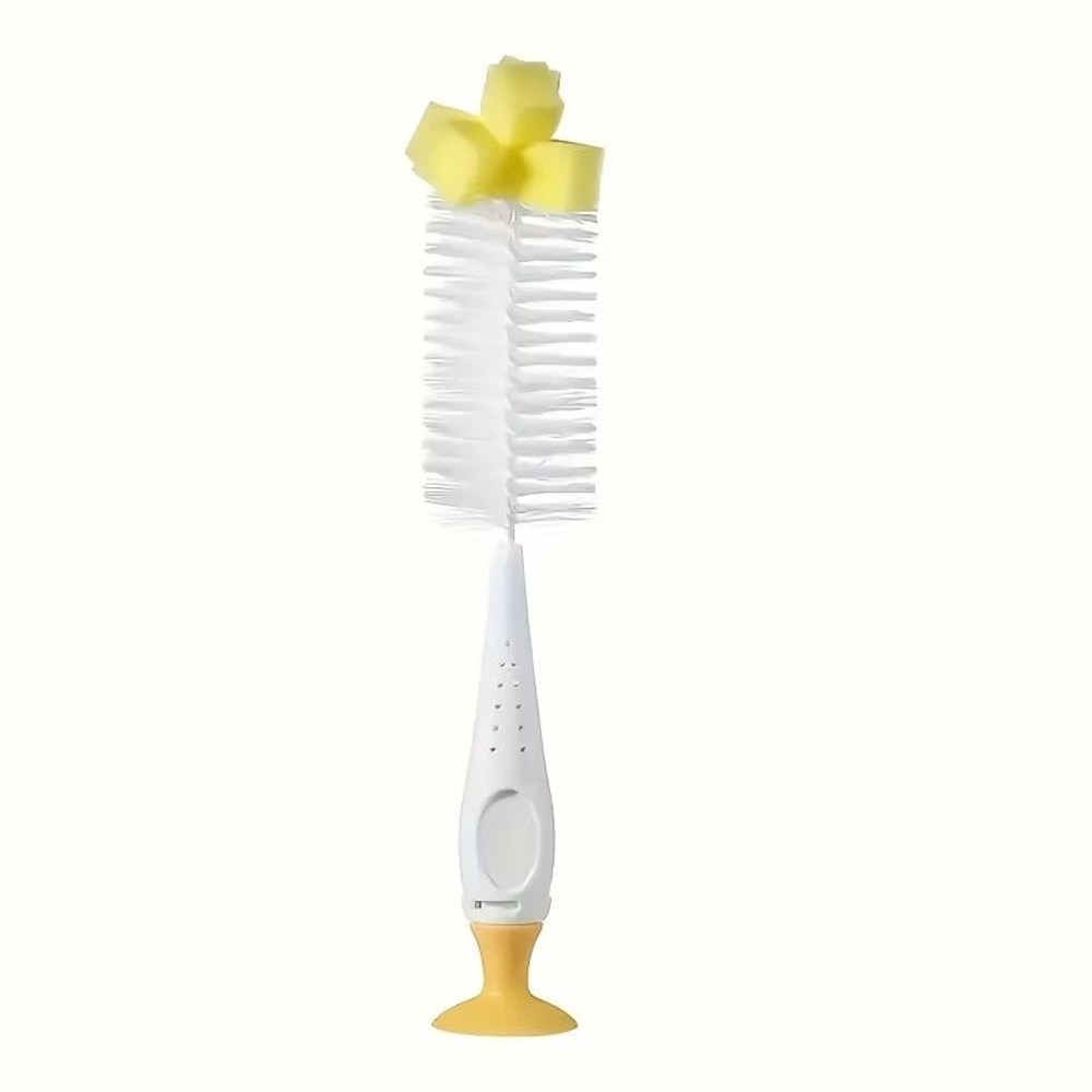 2in1 Milk Bottle Cleaning Brush With Nipple Brush Suction Cup 6