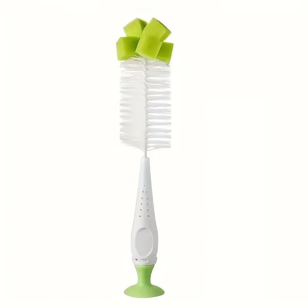 2in1 Milk Bottle Cleaning Brush With Nipple Brush Suction Cup 7