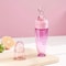 90m3oz Portable Colorful Silicone Baby Feeder Bottle With Soft Spoon Suction Cup Dust Cap 5