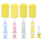 2in1 Soft Touch Sponge Baby Bottle Brush With Nipple Brush Suction Cup 1