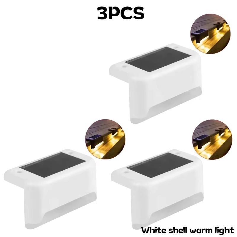 Waterproof Outdoor Solar Deck Step Lights LED Set For Yard Patio Fence Railing Walkway 110 PCS 11