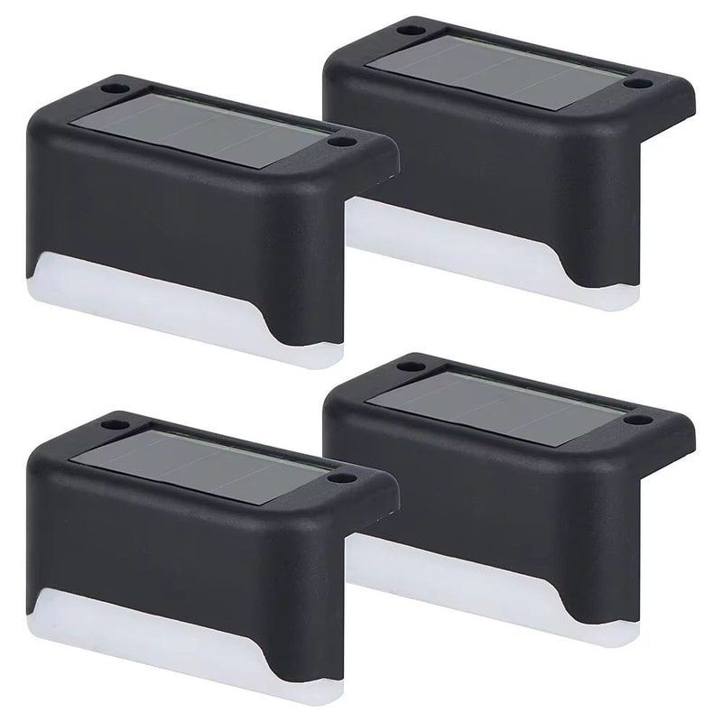 Waterproof Outdoor Solar Deck Step Lights LED Set For Yard Patio Fence Railing Walkway 110 PCS 4