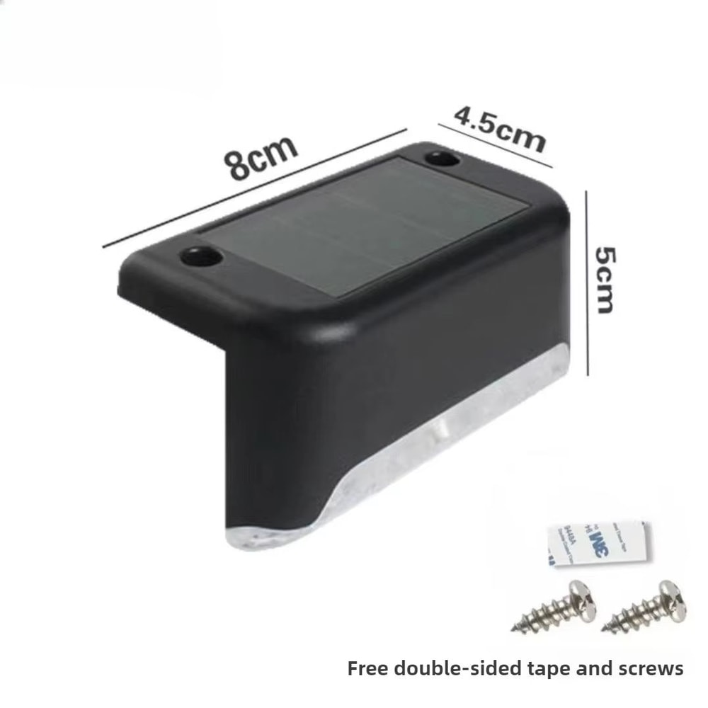 Waterproof Outdoor Solar Deck Step Lights LED Set For Yard Patio Fence Railing Walkway 110 PCS 5