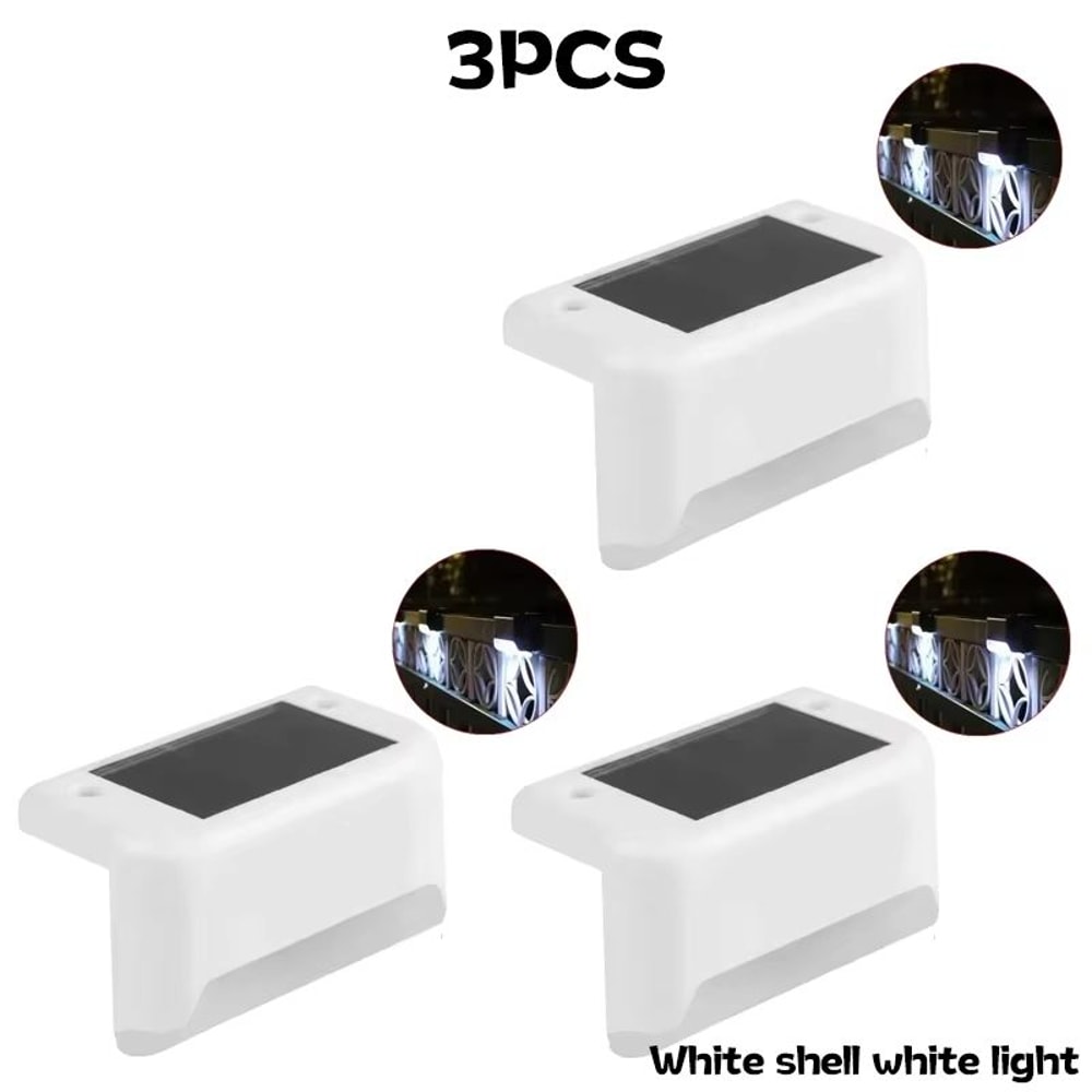 Waterproof Outdoor Solar Deck Step Lights LED Set For Yard Patio Fence Railing Walkway 110 PCS 13