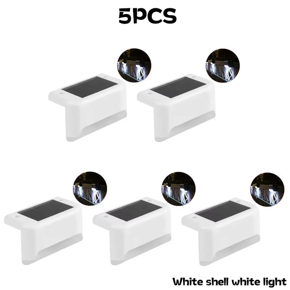 Waterproof Outdoor Solar Deck Step Lights LED Set For Yard Patio Fence Railing Walkway 110 PCS 14