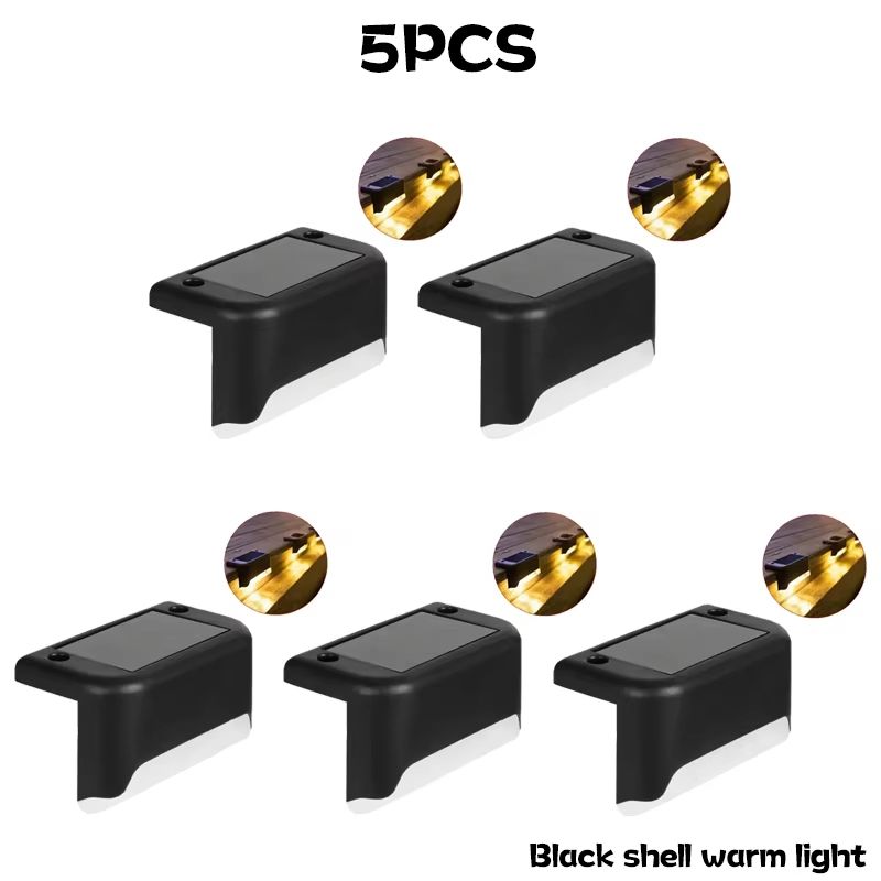 Waterproof Outdoor Solar Deck Step Lights LED Set For Yard Patio Fence Railing Walkway 110 PCS 17