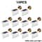 Waterproof Outdoor Solar Deck Step Lights LED Set For Yard Patio Fence Railing Walkway 110 PCS 20