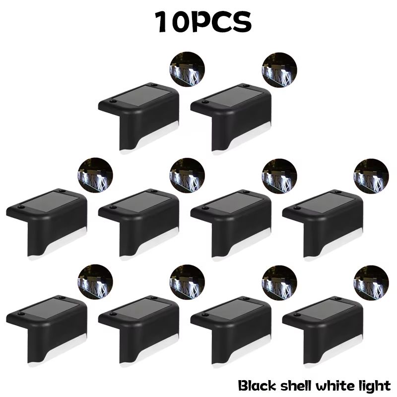 Waterproof Outdoor Solar Deck Step Lights LED Set For Yard Patio Fence Railing Walkway 110 PCS 21