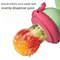 Dinosaur Rotate PushType Silicone Baby Fruit Feeder Fresh Food Teething Tool 5