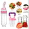 4Piece Baby Feeding Set With Suction Base Bottle Cereal Fruit Feeders And Mesh Bags 6