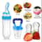 4Piece Baby Feeding Set With Suction Base Bottle Cereal Fruit Feeders And Mesh Bags 7