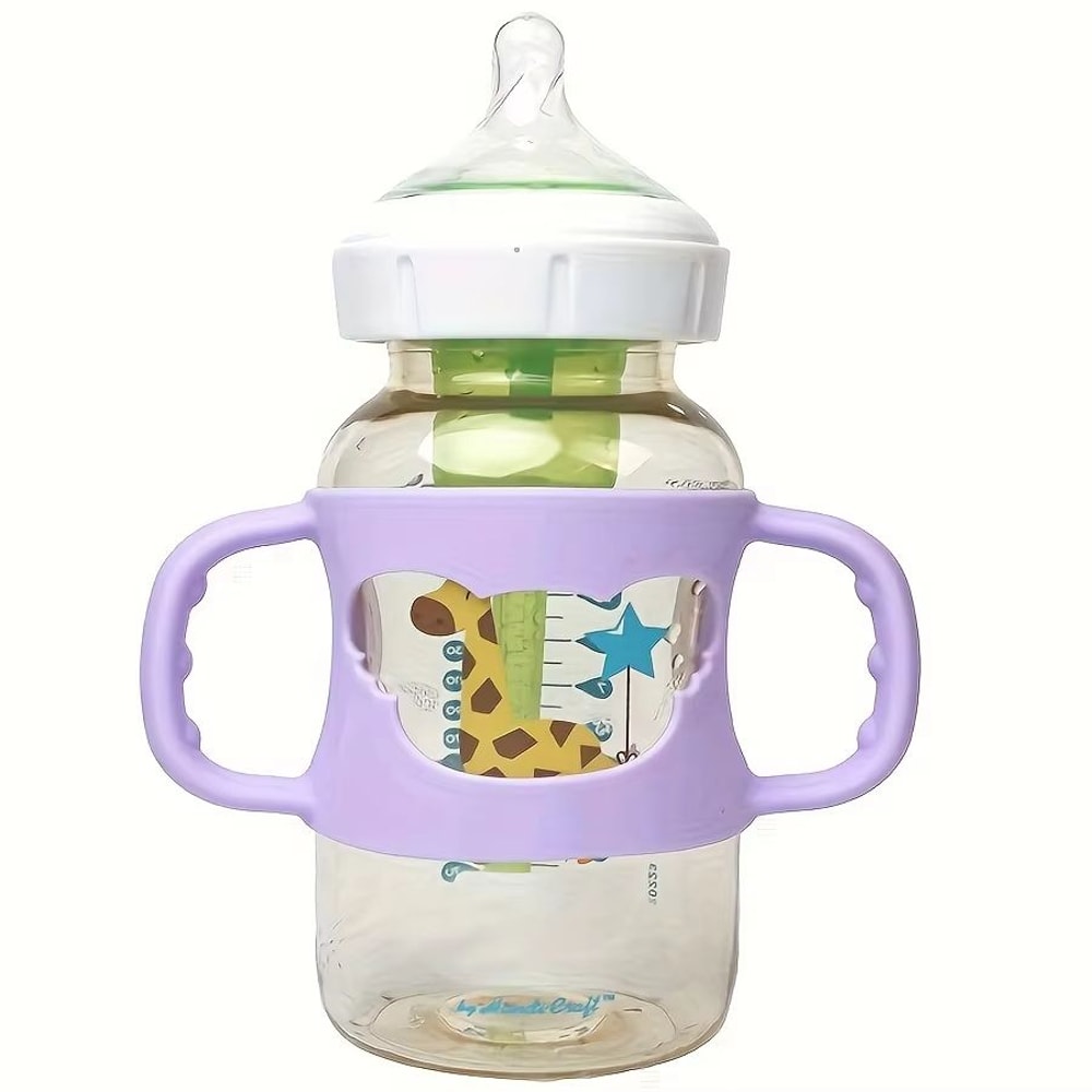 Silicone Baby Bottle Handle Sleeves For Standard WideNeck Bottles 12 Pack 3