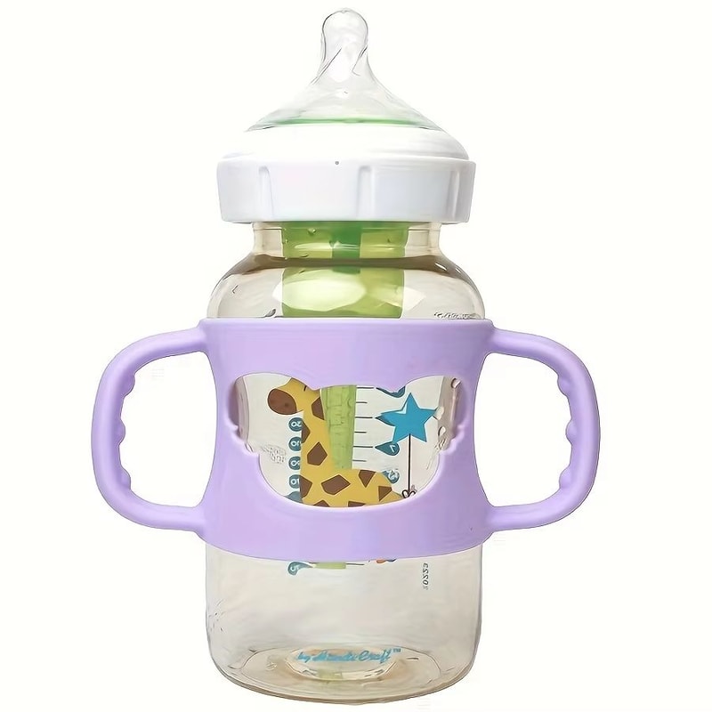 Silicone Baby Bottle Handle Sleeves For Standard WideNeck Bottles 12 Pack 3