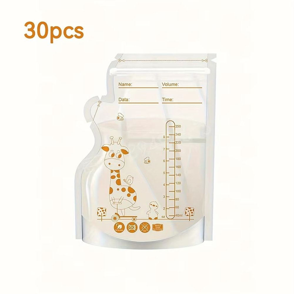 Breast Milk Storage Bags With DoubleSeal Easy Pour Spout 3060100 Pack 8 Oz250 Ml 7