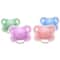 4Color Silicone Baby Pacifier With Thumb Round Nipple And Protective Cover 1
