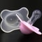4Color Silicone Baby Pacifier With Thumb Round Nipple And Protective Cover 2