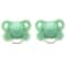 4Color Silicone Baby Pacifier With Thumb Round Nipple And Protective Cover 6