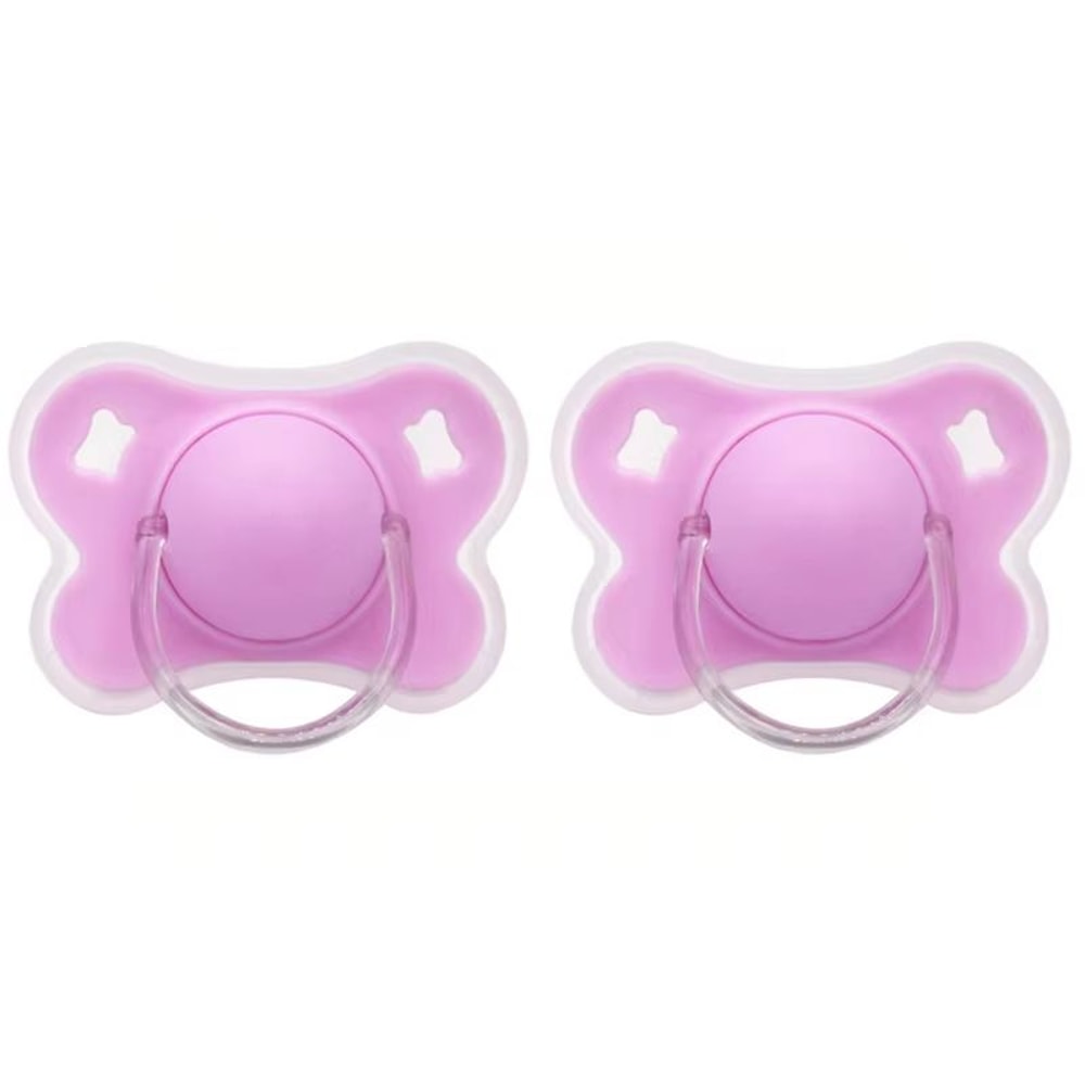 4Color Silicone Baby Pacifier With Thumb Round Nipple And Protective Cover 10