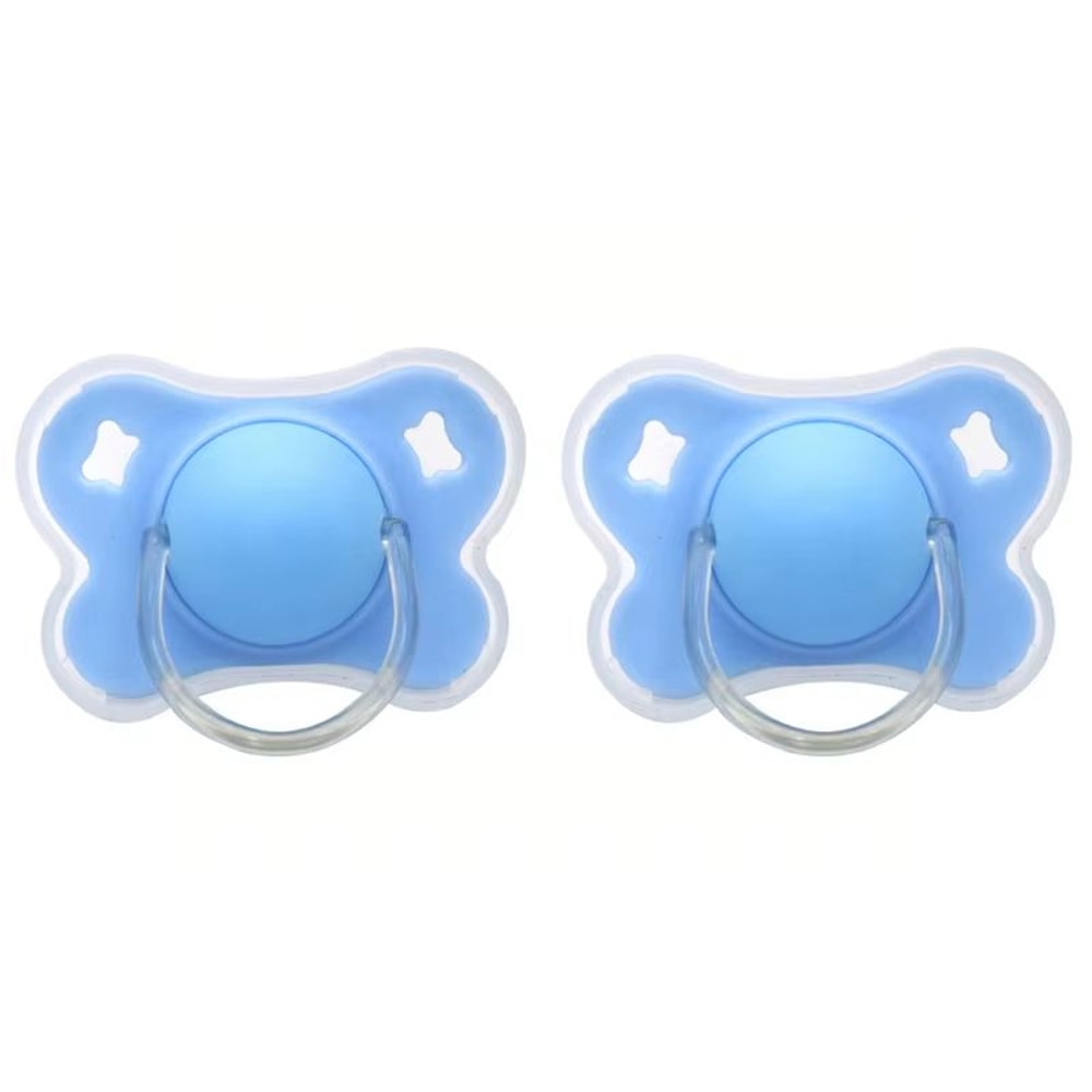 4Color Silicone Baby Pacifier With Thumb Round Nipple And Protective Cover 8