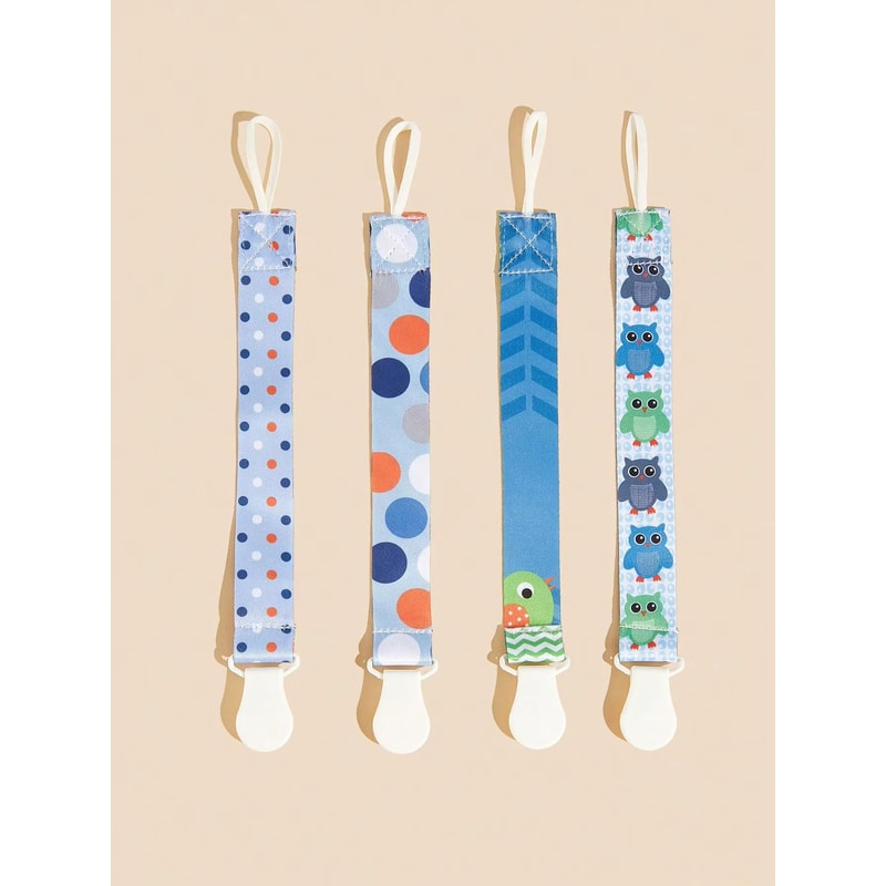 Universal Baby Pacifier Clips Soother Chain Holders With Secure Plastic Clasps 14 PCS 1