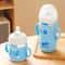 8 Oz240 Ml WideNeck Silicone Baby Bottle Sleeve With Handle Feeding Bottle Protector 0