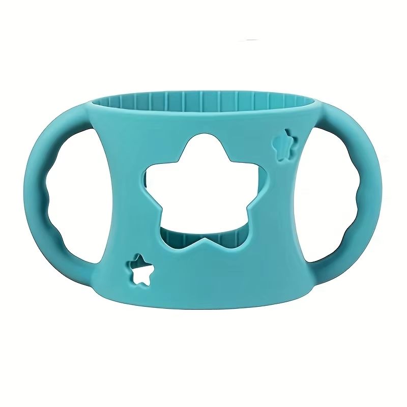 WideNeck Silicone Baby Bottle Sleeve With EasyGrip Handles For Safer Feeding 2