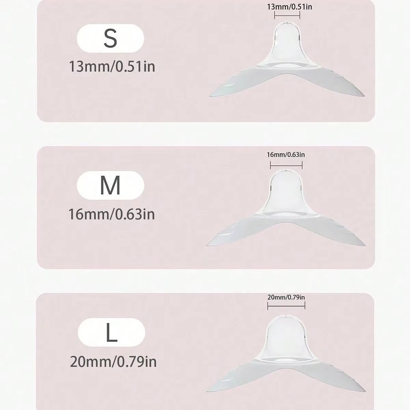 Soft Silicone Nipple Shields 2Pack With Protective Storage Box For Comfortable Breastfeeding 5