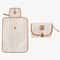Cream Bear Portable Diaper Changing Pad Foldable Breathable Diaper Pouch with Adjustable Strap for Travel