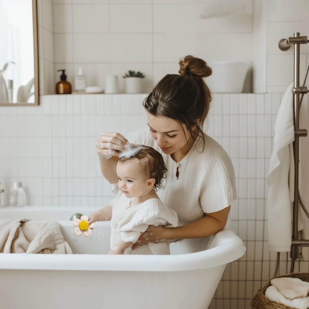 Silicone Suction Cup Spinner Toy For Babies Travel Highchair Table Window Sensory Play 3