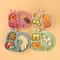 Silicone Baby Food Plates With Suction Cups 3Grid Cartoon Dinner Tableware For Toddlers 1