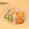 Silicone Baby Food Plates With Suction Cups 3Grid Cartoon Dinner Tableware For Toddlers 4