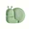 Silicone Baby Food Plates With Suction Cups 3Grid Cartoon Dinner Tableware For Toddlers 6